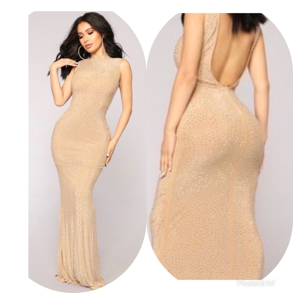 NWT Studded Maxi dress